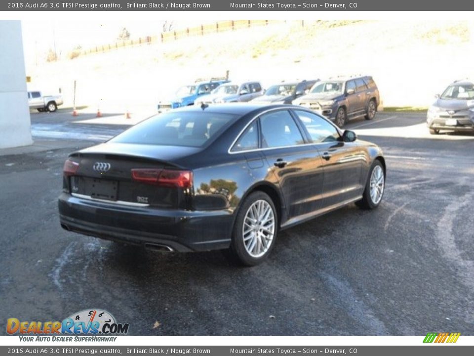 2016 Audi A6 3.0 TFSI Prestige quattro Brilliant Black / Nougat Brown Photo #6