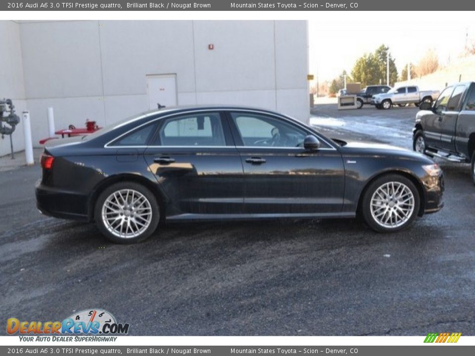 2016 Audi A6 3.0 TFSI Prestige quattro Brilliant Black / Nougat Brown Photo #7