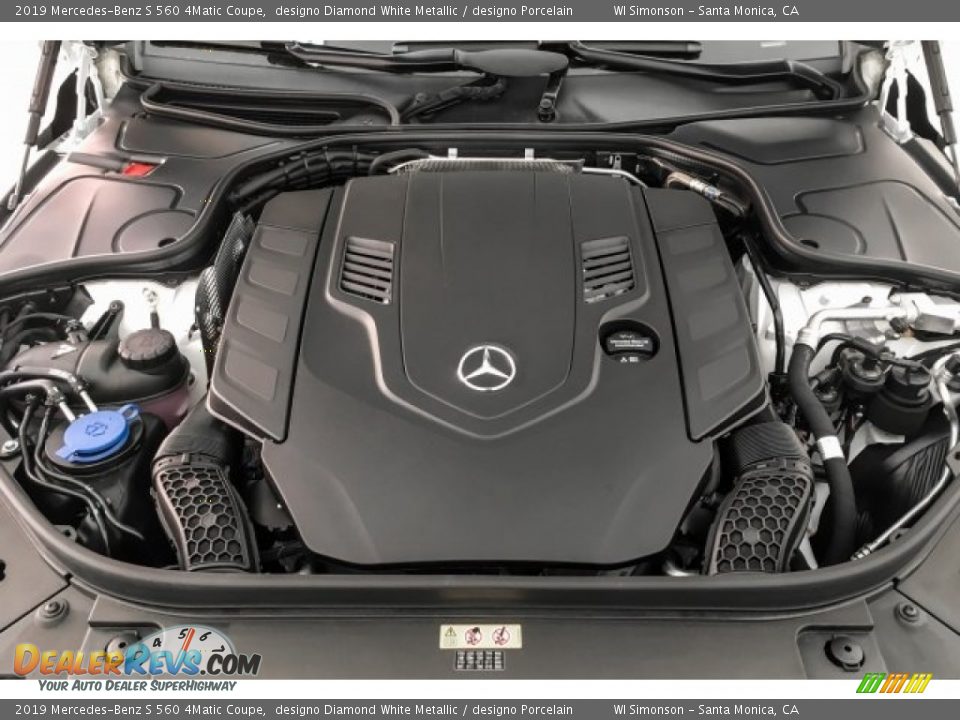 2019 Mercedes-Benz S 560 4Matic Coupe 4.0 Liter biturbo DOHC 32-Valve VVT V8 Engine Photo #9