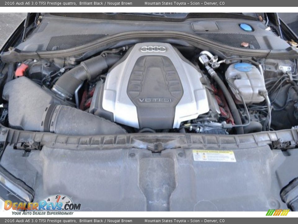 2016 Audi A6 3.0 TFSI Prestige quattro Brilliant Black / Nougat Brown Photo #9