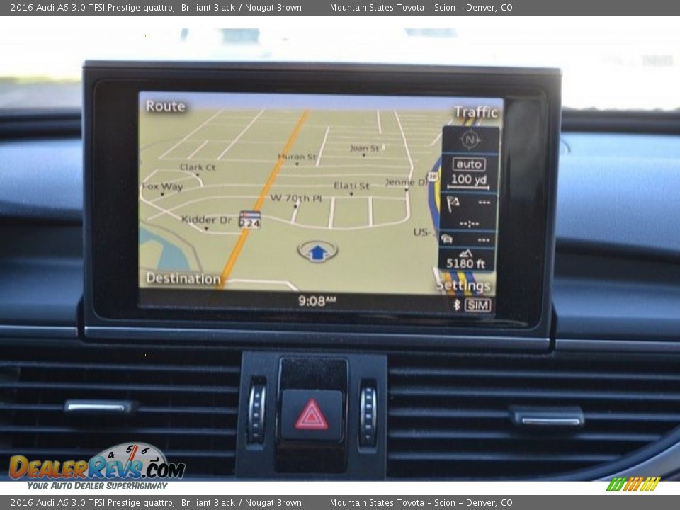 2016 Audi A6 3.0 TFSI Prestige quattro Brilliant Black / Nougat Brown Photo #11