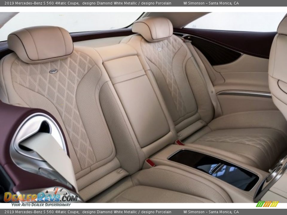 Rear Seat of 2019 Mercedes-Benz S 560 4Matic Coupe Photo #13
