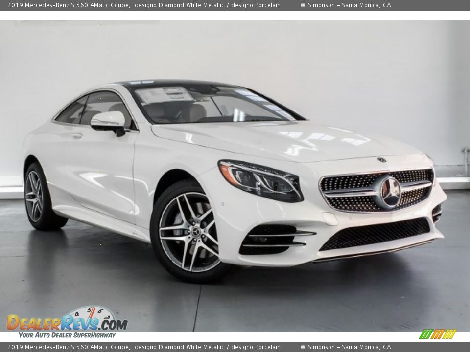 designo Diamond White Metallic 2019 Mercedes-Benz S 560 4Matic Coupe Photo #14