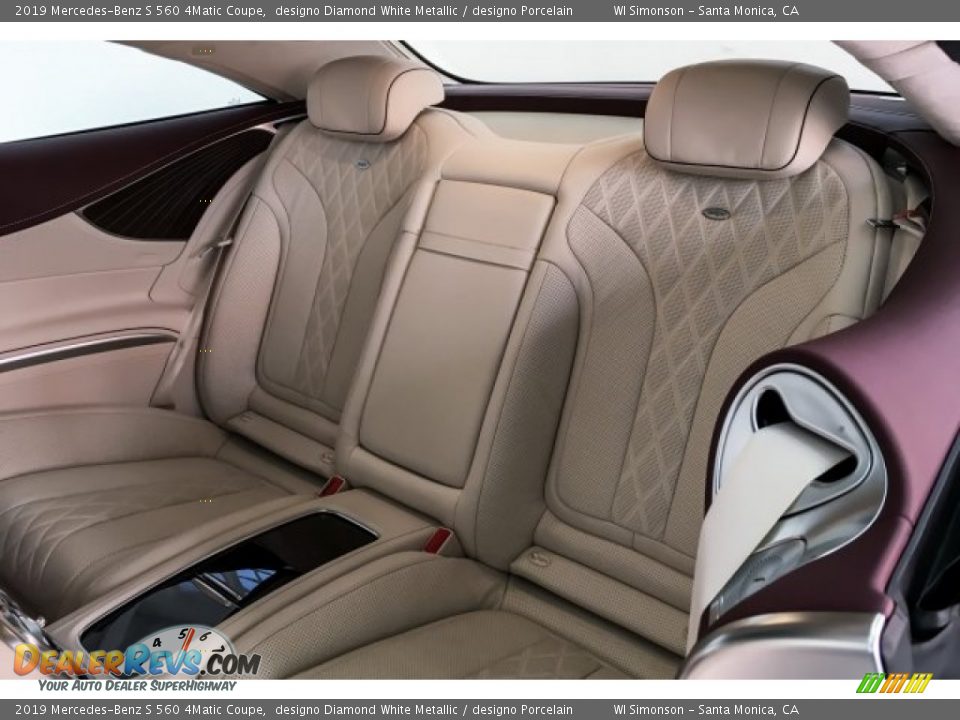 Rear Seat of 2019 Mercedes-Benz S 560 4Matic Coupe Photo #17