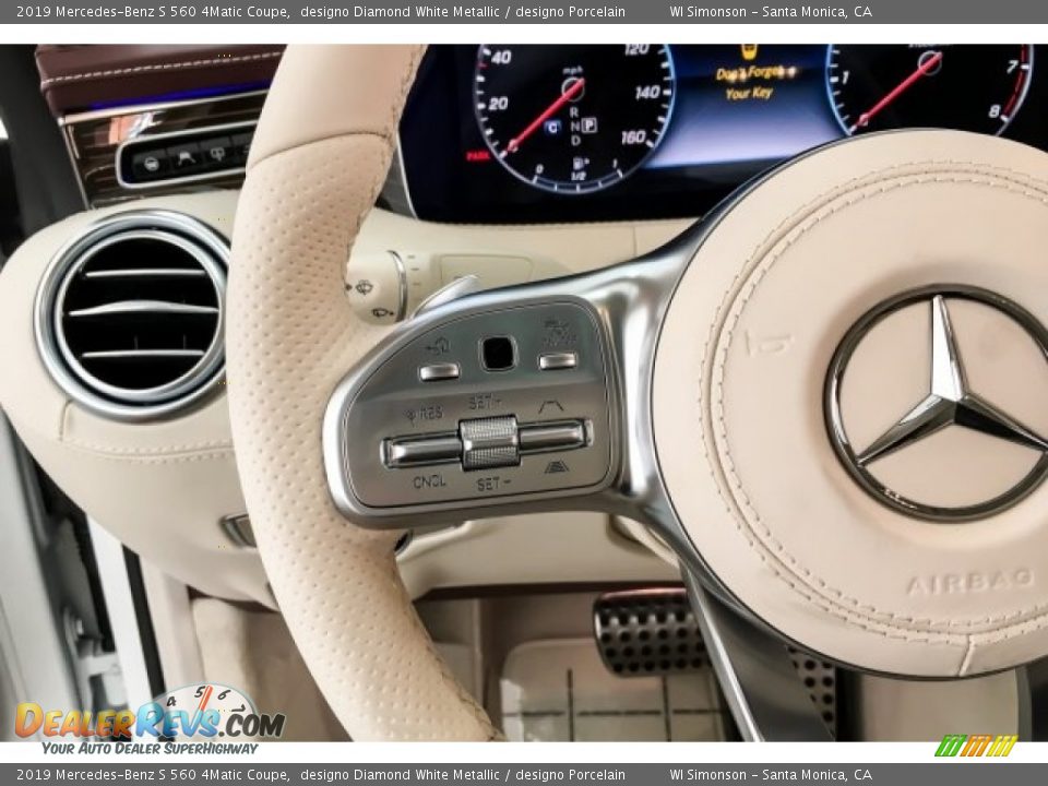 2019 Mercedes-Benz S 560 4Matic Coupe Steering Wheel Photo #19