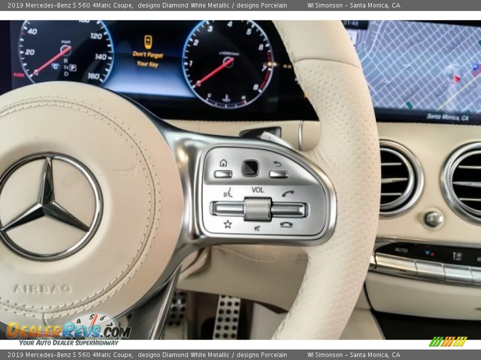 2019 Mercedes-Benz S 560 4Matic Coupe Steering Wheel Photo #20