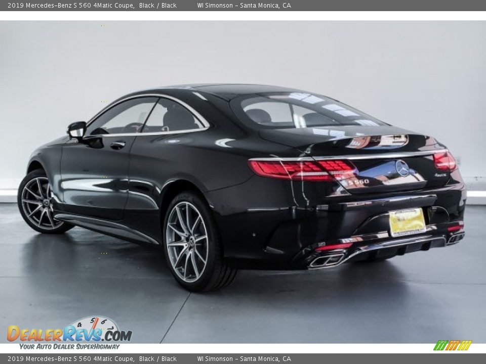 2019 Mercedes-Benz S 560 4Matic Coupe Black / Black Photo #2