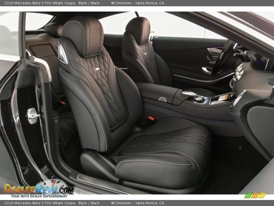Front Seat of 2019 Mercedes-Benz S 560 4Matic Coupe Photo #5