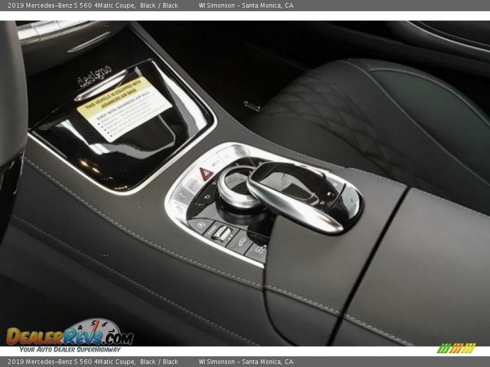 2019 Mercedes-Benz S 560 4Matic Coupe Black / Black Photo #7