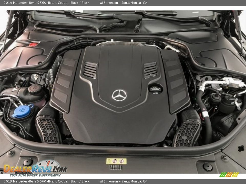 2019 Mercedes-Benz S 560 4Matic Coupe 4.0 Liter biturbo DOHC 32-Valve VVT V8 Engine Photo #8