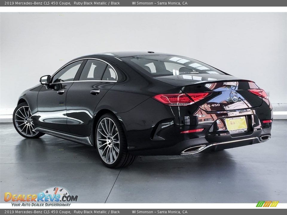 2019 Mercedes-Benz CLS 450 Coupe Ruby Black Metallic / Black Photo #2