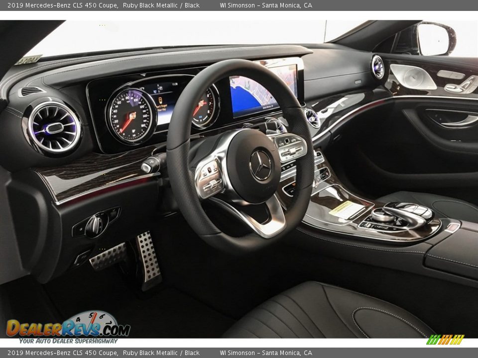 2019 Mercedes-Benz CLS 450 Coupe Ruby Black Metallic / Black Photo #4