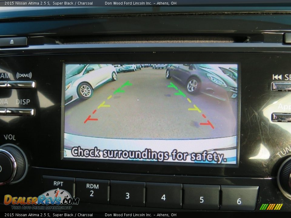 2015 Nissan Altima 2.5 S Super Black / Charcoal Photo #2