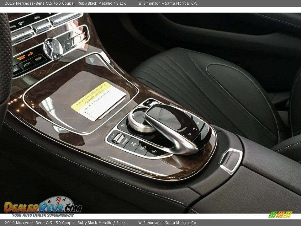 2019 Mercedes-Benz CLS 450 Coupe Ruby Black Metallic / Black Photo #7