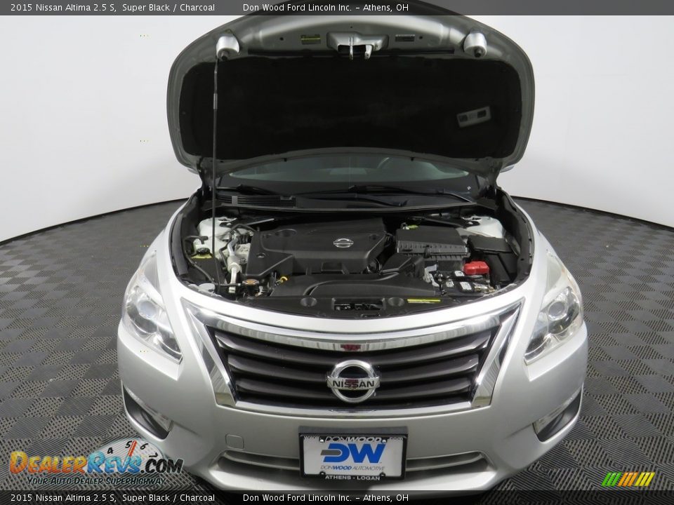 2015 Nissan Altima 2.5 S Super Black / Charcoal Photo #7