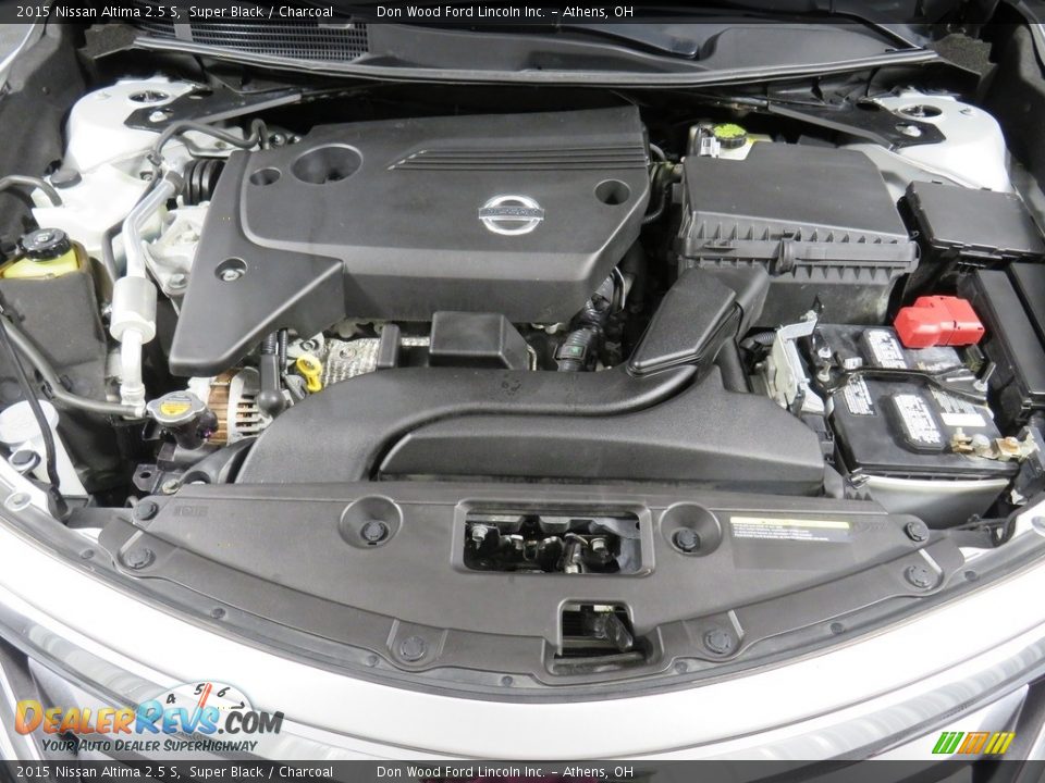 2015 Nissan Altima 2.5 S Super Black / Charcoal Photo #8