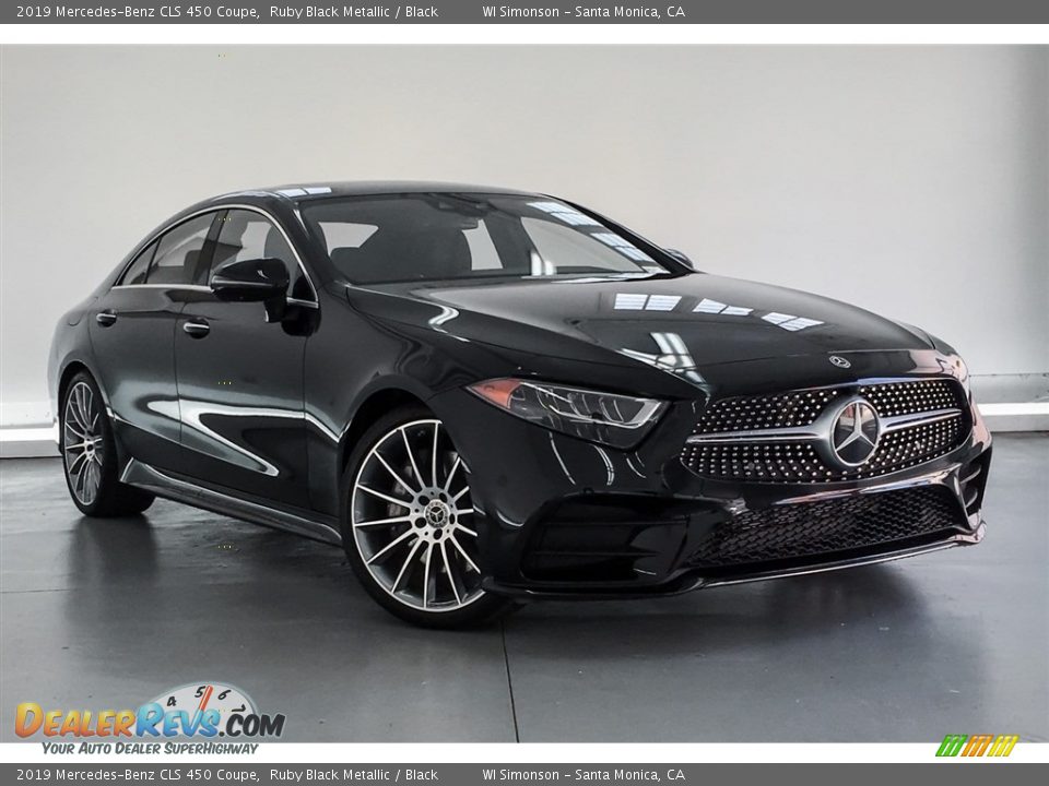 2019 Mercedes-Benz CLS 450 Coupe Ruby Black Metallic / Black Photo #12
