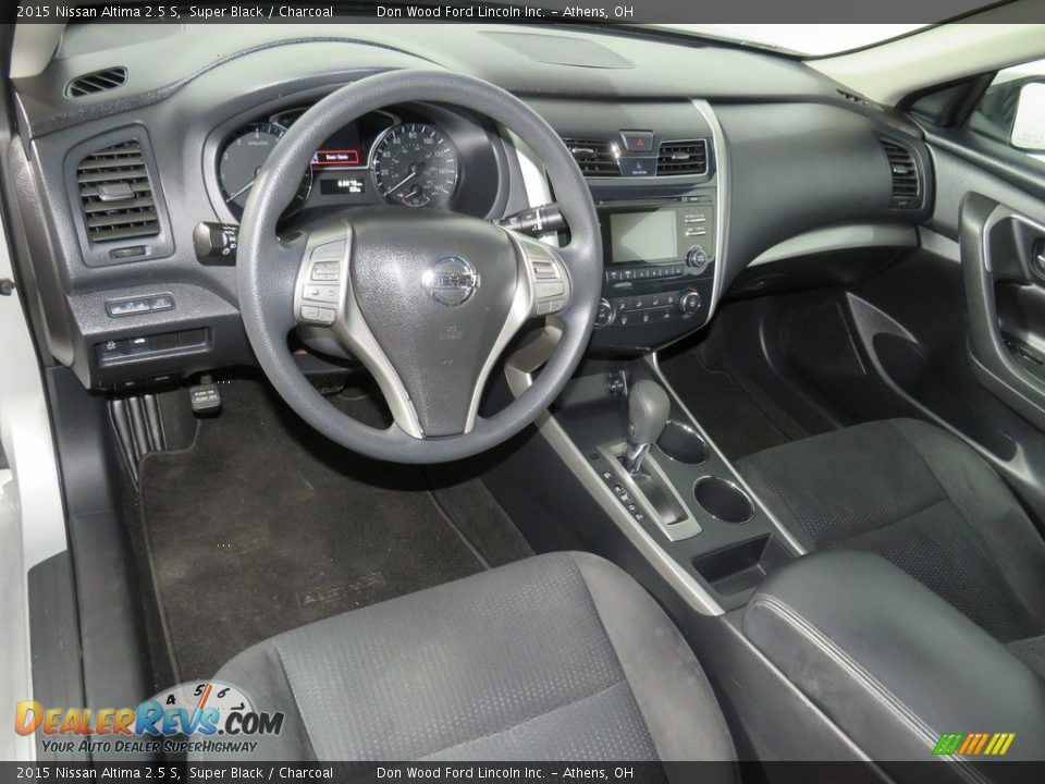 2015 Nissan Altima 2.5 S Super Black / Charcoal Photo #20