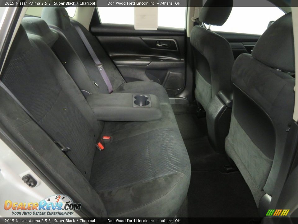 2015 Nissan Altima 2.5 S Super Black / Charcoal Photo #25