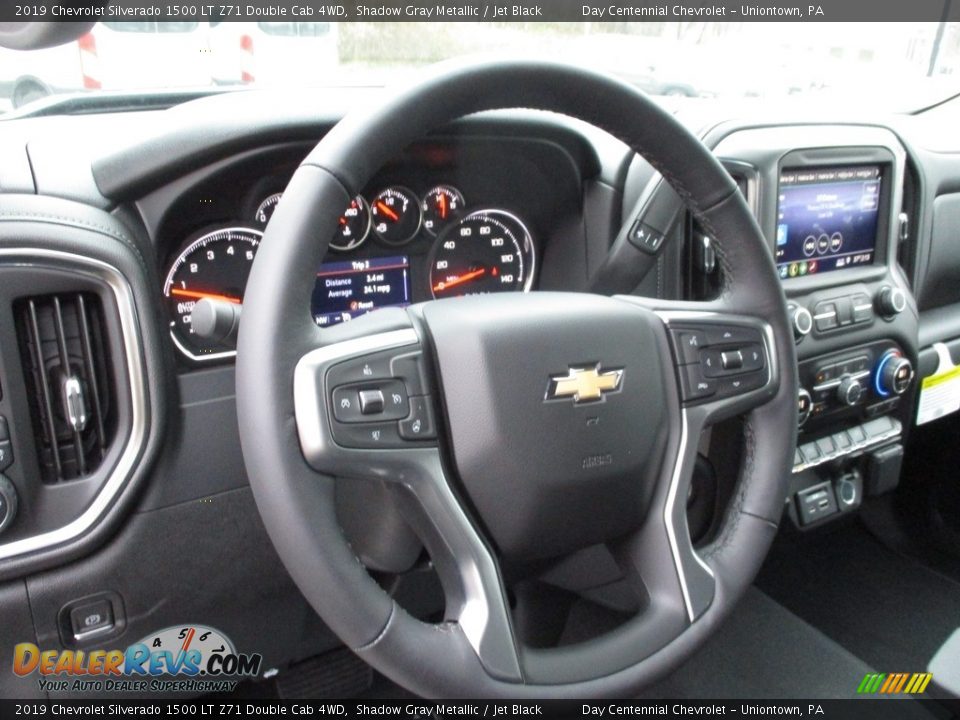 2019 Chevrolet Silverado 1500 LT Z71 Double Cab 4WD Shadow Gray Metallic / Jet Black Photo #14