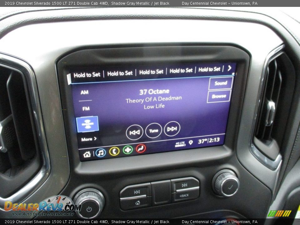 2019 Chevrolet Silverado 1500 LT Z71 Double Cab 4WD Shadow Gray Metallic / Jet Black Photo #15