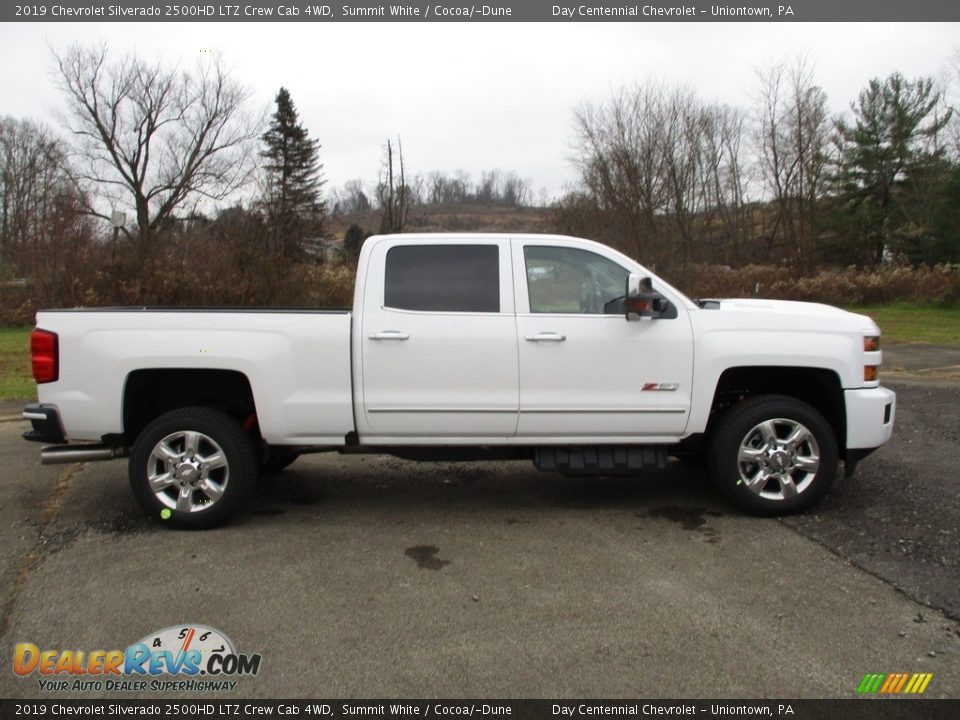 Summit White 2019 Chevrolet Silverado 2500HD LTZ Crew Cab 4WD Photo #2