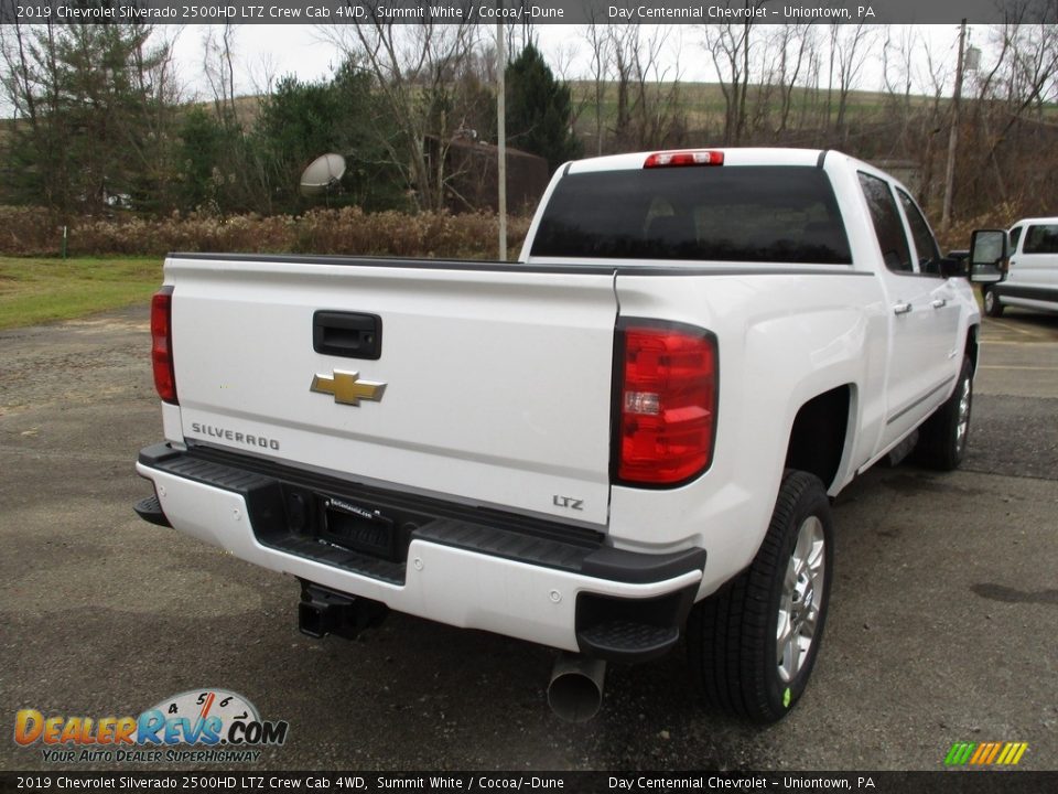 2019 Chevrolet Silverado 2500HD LTZ Crew Cab 4WD Summit White / Cocoa/­Dune Photo #3