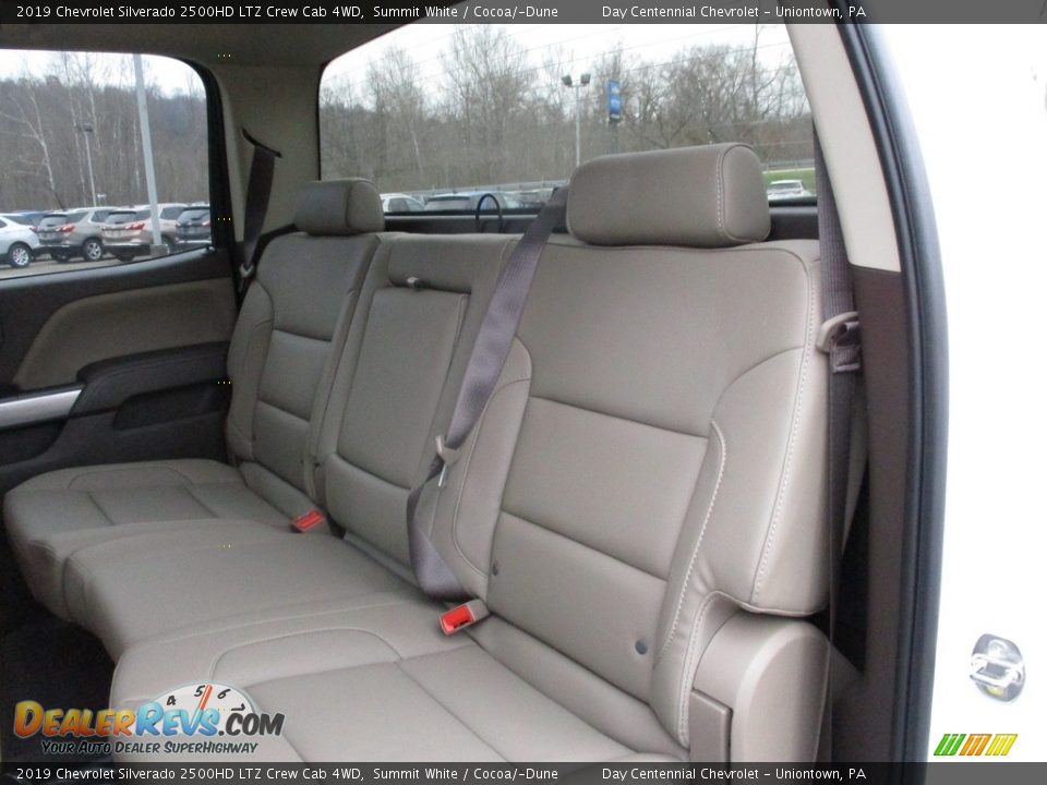 Rear Seat of 2019 Chevrolet Silverado 2500HD LTZ Crew Cab 4WD Photo #13