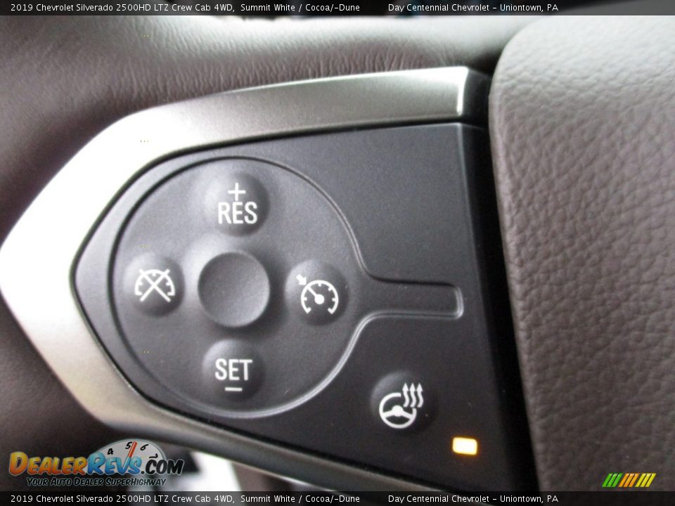 2019 Chevrolet Silverado 2500HD LTZ Crew Cab 4WD Summit White / Cocoa/­Dune Photo #18