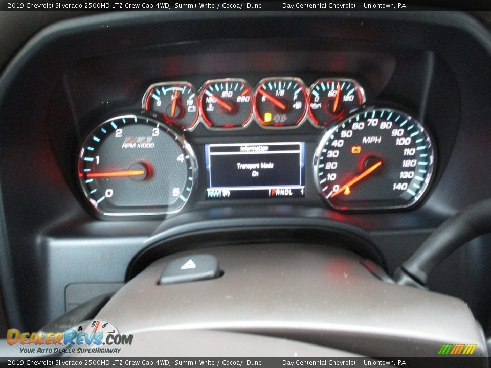 2019 Chevrolet Silverado 2500HD LTZ Crew Cab 4WD Summit White / Cocoa/­Dune Photo #20