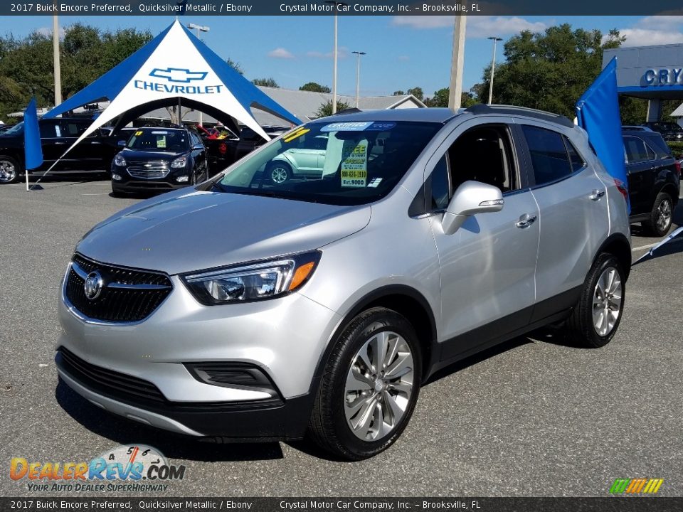 2017 Buick Encore Preferred Quicksilver Metallic / Ebony Photo #1