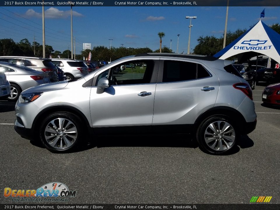 2017 Buick Encore Preferred Quicksilver Metallic / Ebony Photo #2