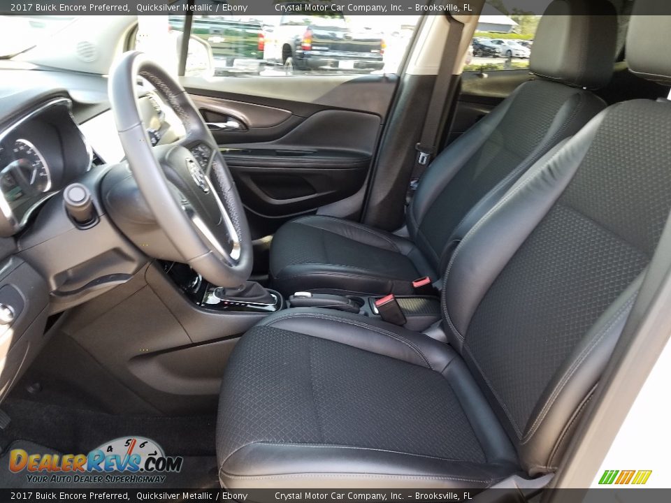 2017 Buick Encore Preferred Quicksilver Metallic / Ebony Photo #9