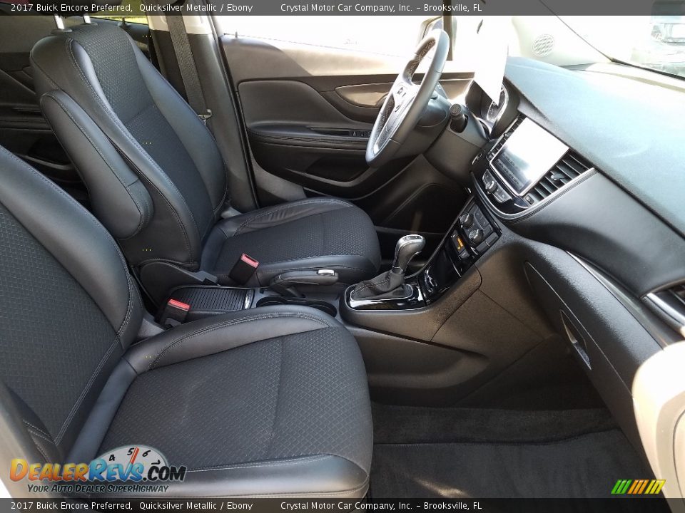 2017 Buick Encore Preferred Quicksilver Metallic / Ebony Photo #12