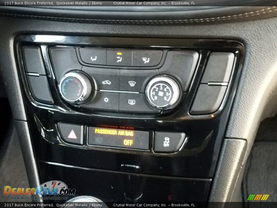 2017 Buick Encore Preferred Quicksilver Metallic / Ebony Photo #16