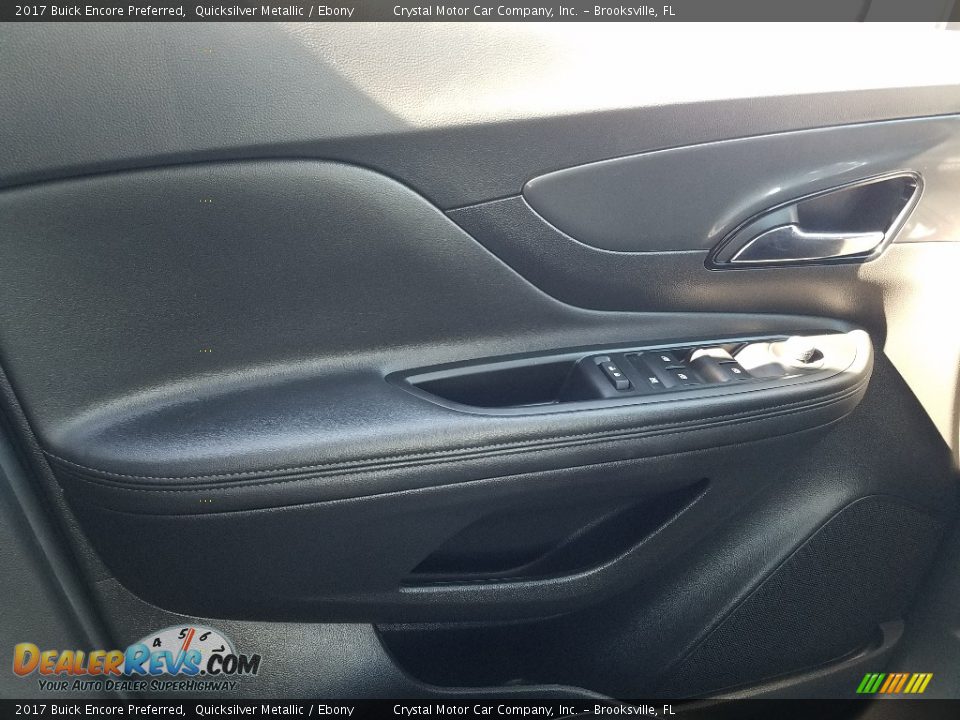 2017 Buick Encore Preferred Quicksilver Metallic / Ebony Photo #17