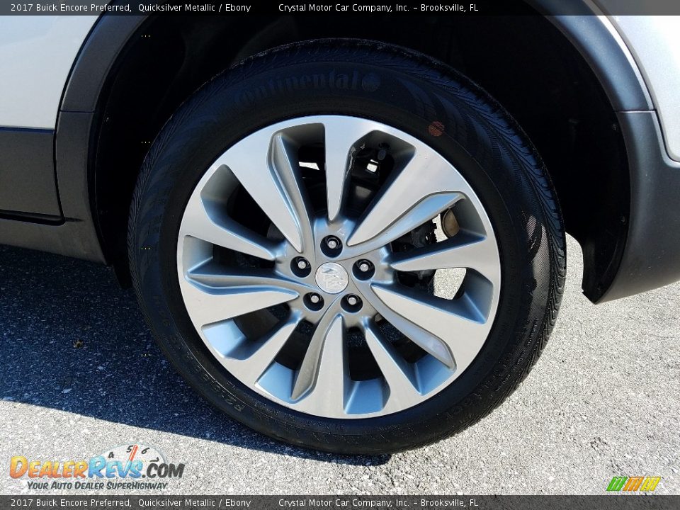 2017 Buick Encore Preferred Quicksilver Metallic / Ebony Photo #20