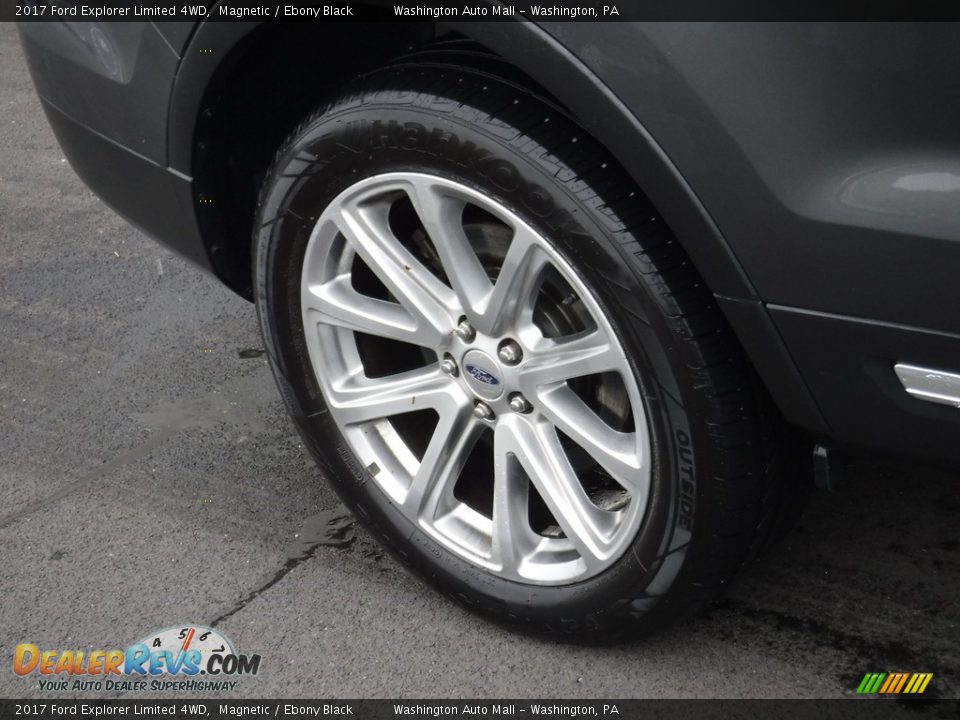 2017 Ford Explorer Limited 4WD Magnetic / Ebony Black Photo #3