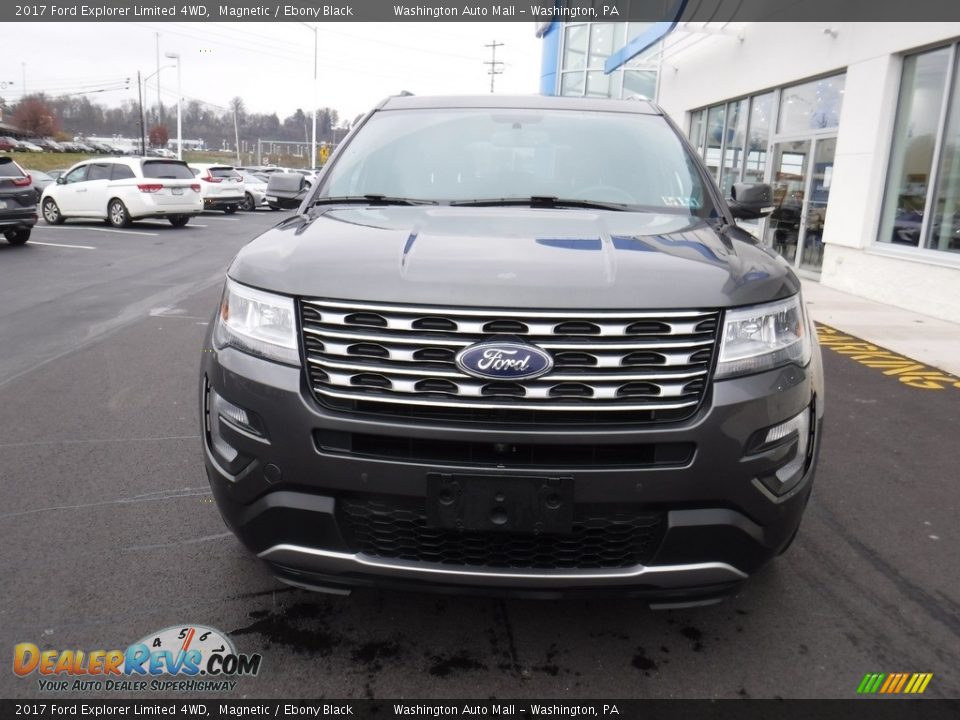 2017 Ford Explorer Limited 4WD Magnetic / Ebony Black Photo #4