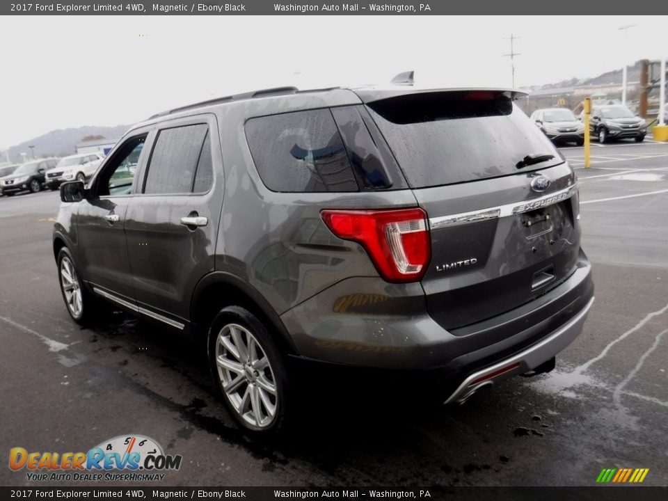 2017 Ford Explorer Limited 4WD Magnetic / Ebony Black Photo #7