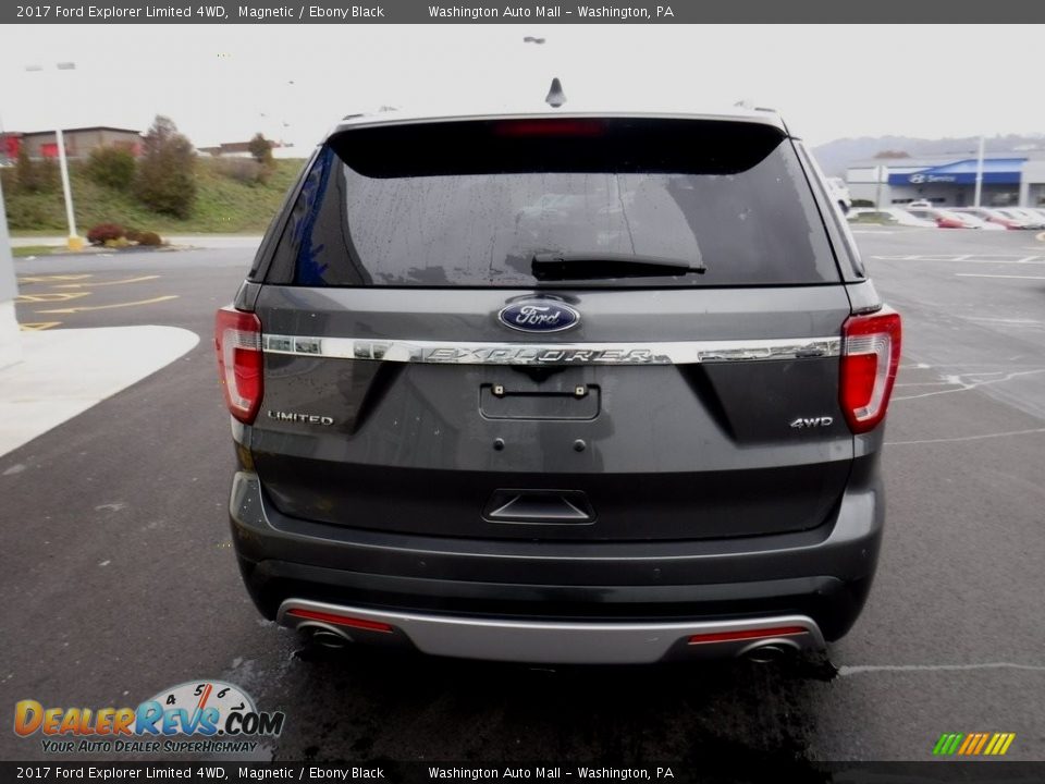 2017 Ford Explorer Limited 4WD Magnetic / Ebony Black Photo #8