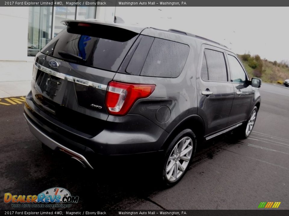 2017 Ford Explorer Limited 4WD Magnetic / Ebony Black Photo #9