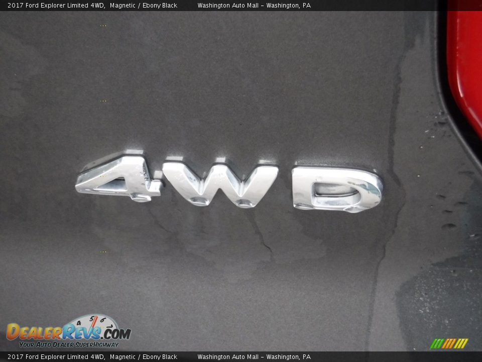 2017 Ford Explorer Limited 4WD Magnetic / Ebony Black Photo #10