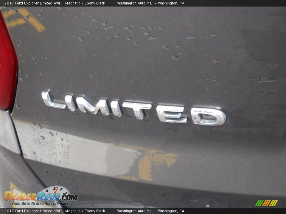 2017 Ford Explorer Limited 4WD Magnetic / Ebony Black Photo #11