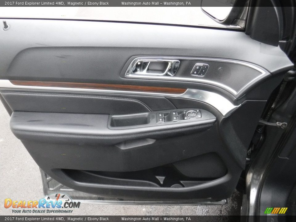 2017 Ford Explorer Limited 4WD Magnetic / Ebony Black Photo #14
