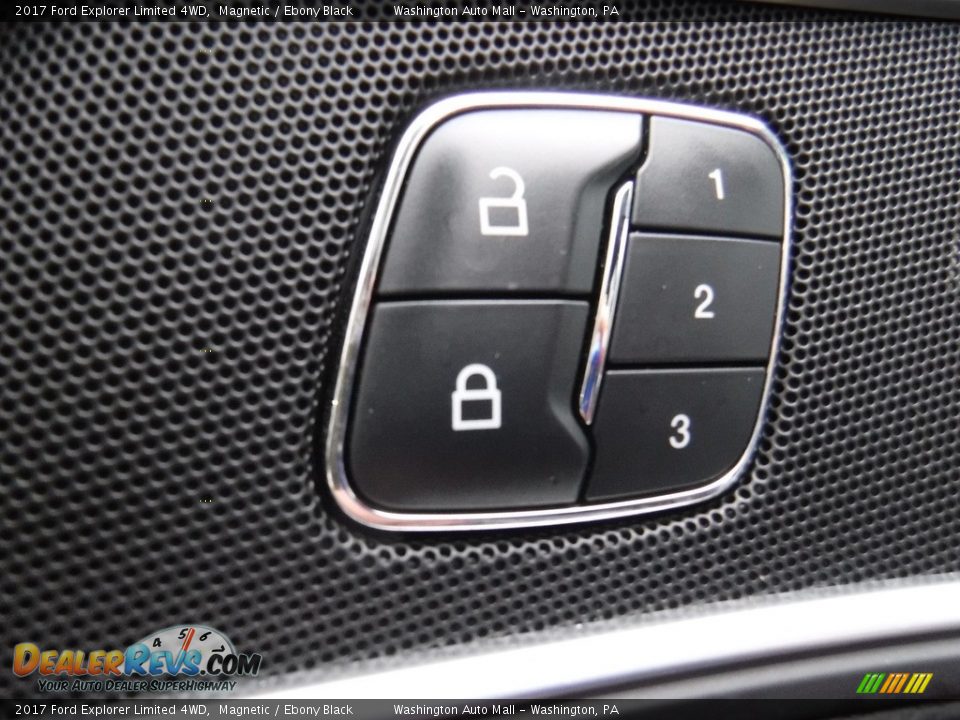2017 Ford Explorer Limited 4WD Magnetic / Ebony Black Photo #15