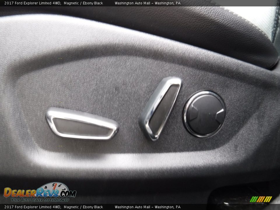 2017 Ford Explorer Limited 4WD Magnetic / Ebony Black Photo #17