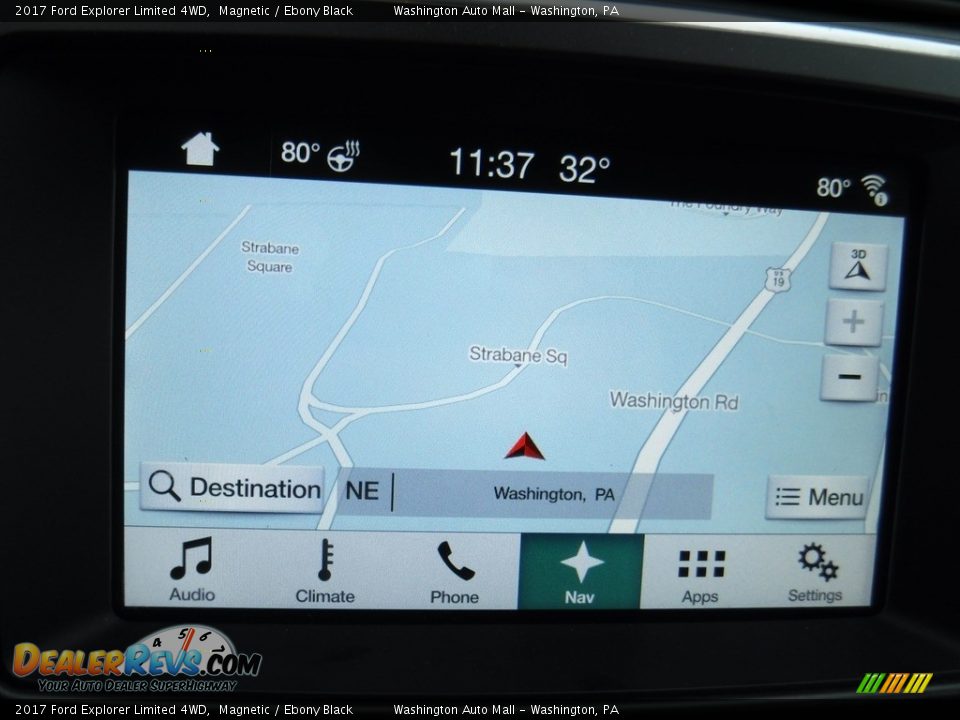 2017 Ford Explorer Limited 4WD Magnetic / Ebony Black Photo #21