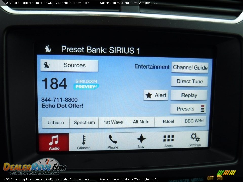 2017 Ford Explorer Limited 4WD Magnetic / Ebony Black Photo #23