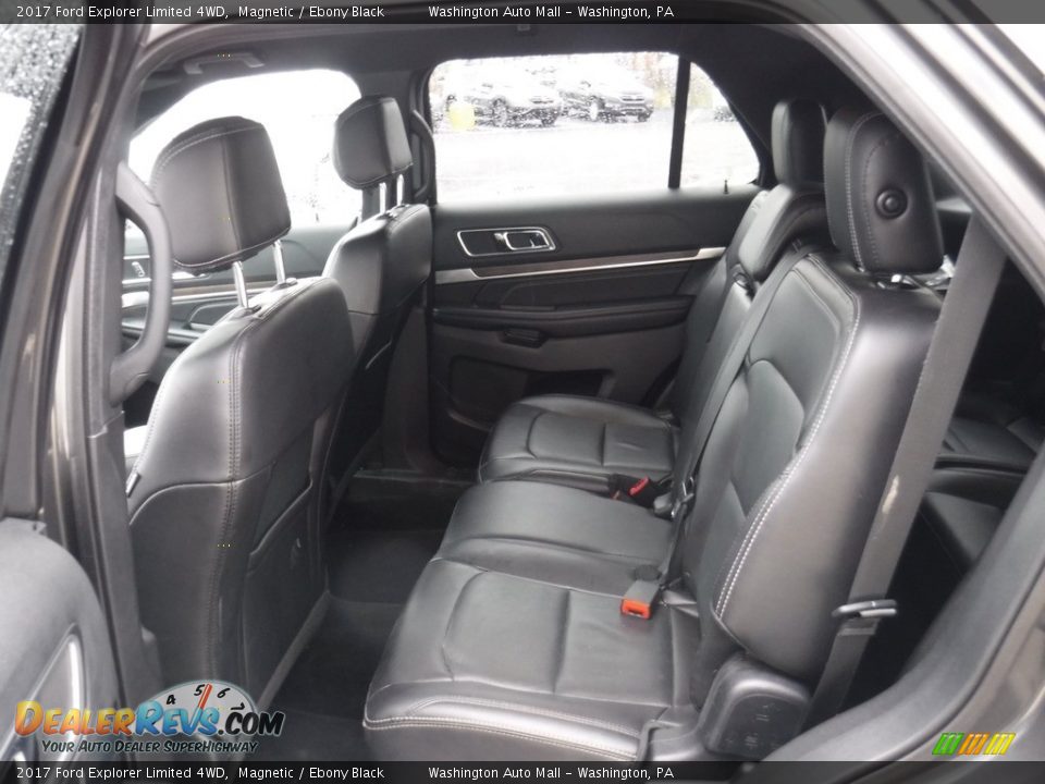 2017 Ford Explorer Limited 4WD Magnetic / Ebony Black Photo #27